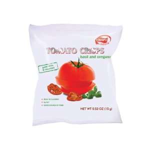 Crispy Natural, Tomato Chips With Basil and Oregano, 0.53oz (Box of 12 