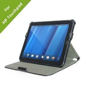 HP TouchPad Stand Leather Case with Angle Adjustable for HP TouchPad 