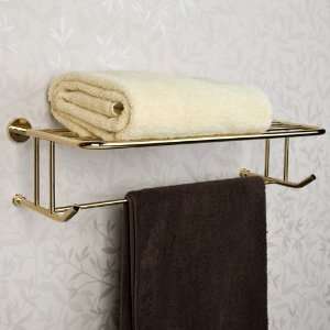  Ceeley Collection Towel Rack   Polished Brass