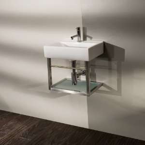  Lacava 5462S 17 Wall Mount Console for Lavatory 5462 with 