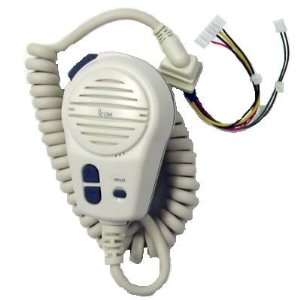  White Replacement Microphone for Icom M502 M504