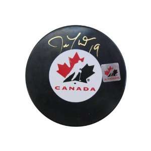   Thornton Autographed Puck  Details Team Canada