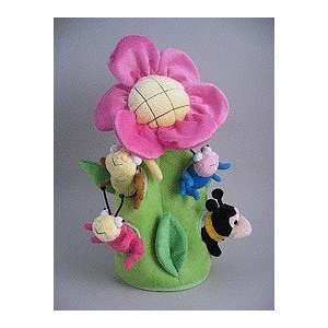    Plush stuffed animal house pink flower Unipak Designs Toys & Games