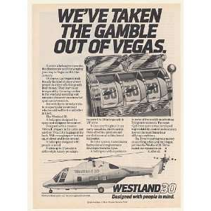   the Gamble Out of Vegas Slot Machine Print Ad (52768)