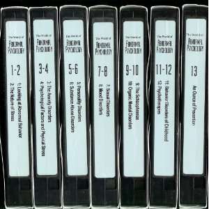    The World of Psychology   Set of 7 VHS Tapes 