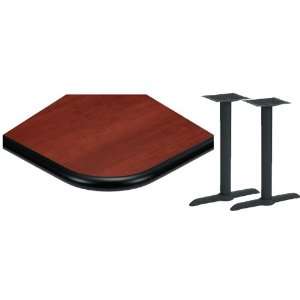   Laminate Table Top and Base with Bullnose T Molding