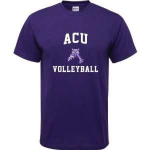   Wildcats Purple Youth Volleyball Arch T Shirt