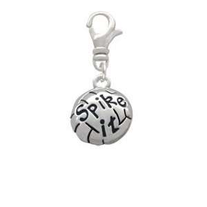  Volleyball Spike It Clip On Charm [Jewelry] Jewelry
