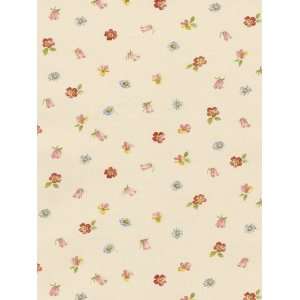   Small Floral Pink Wallpaper in Floral Prints