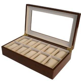 Watch Box for 10 Watches Cherry Matte