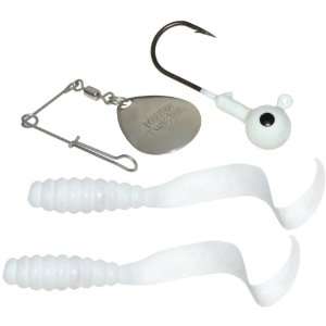 Pk. Mister Twister 3 inch 1/4   oz. Meeny Spin Jig Head & Lure 