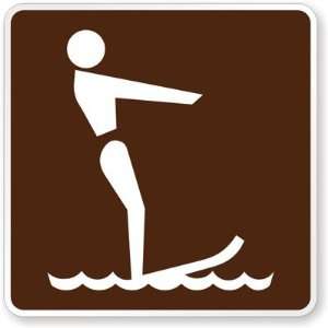 Skiing (water) symbol Diamond Grade, 30 x 30