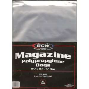  (1,000) BCW Magazine Size Bags / Covers Toys & Games