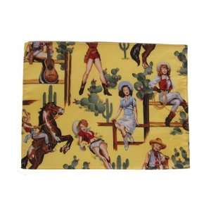 Sassy Cook n 052494A Western Lolitas in Yellow Placemat  
