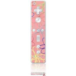  Wii Remote Controller Skin   Kearas Flowers on Pink by 