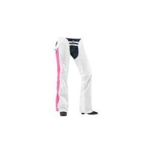  ICON WOMENS STREET ANGEL PINK/WHITE CHAPS size 4,5,6,7 