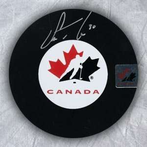   MASON Team Canada SIGNED 2008 World Junior Puck Sports Collectibles
